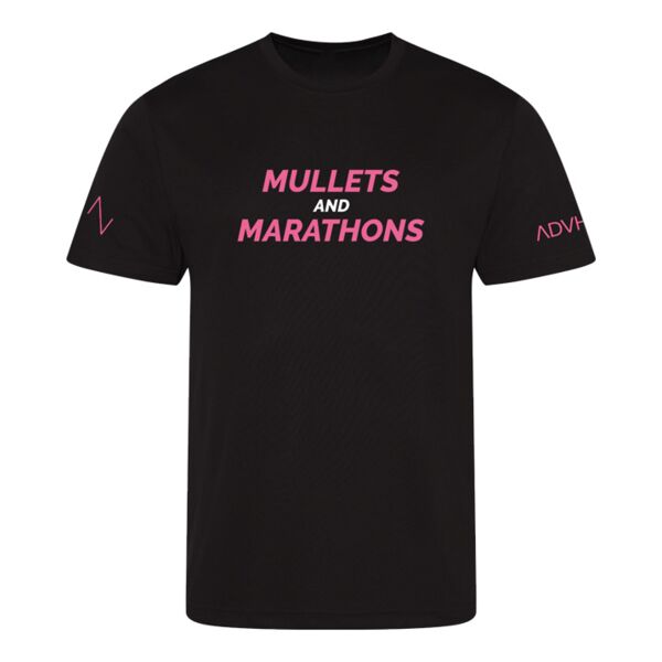 Mullets and Marathons - Cool T-Shirt Thumbnail