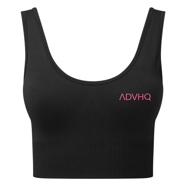 Ribbed Seamless 3D Fit Multi-Sport Bra Thumbnail