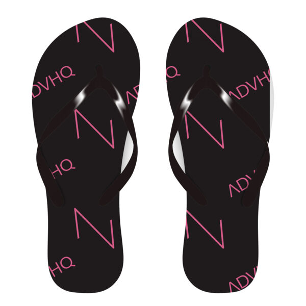ADVHQ  - Logo Pattern Flip Flops  Thumbnail