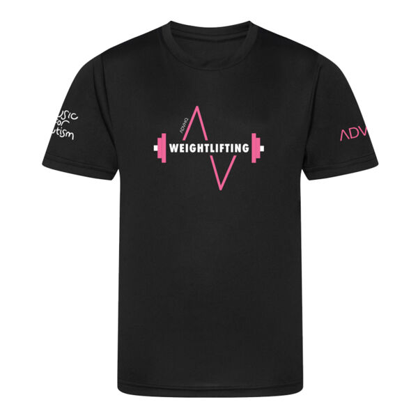 ADVHQ - Weightlifting Cool Smooth Wicking T-Shirt Thumbnail